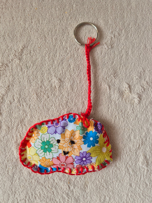 Mini puff key charm