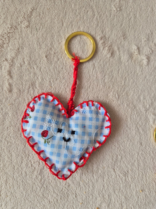 Mini puff key charm