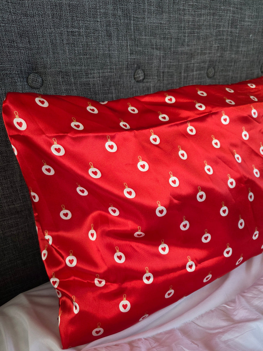 Satin christmas Pillowcases ( pair )