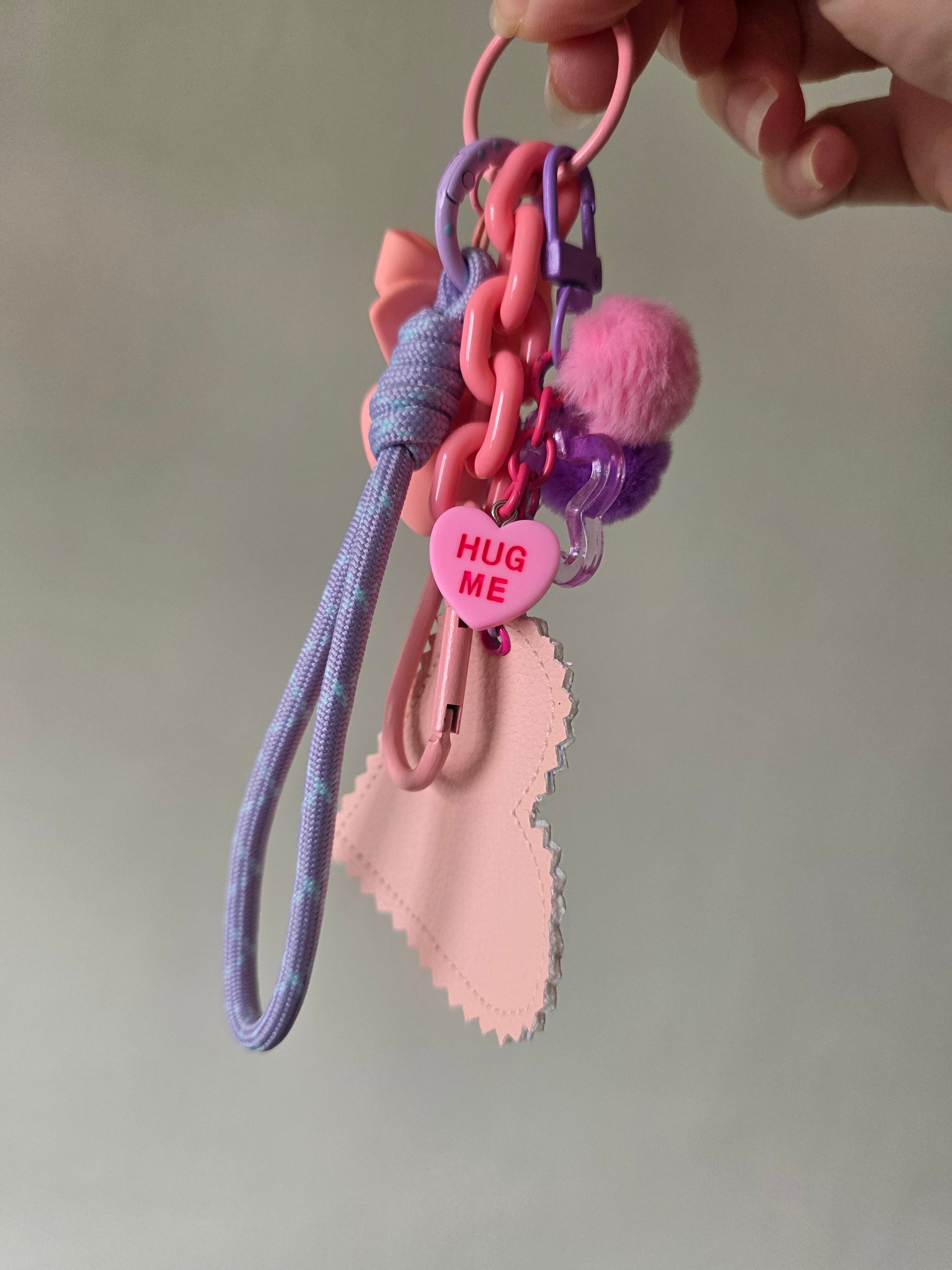 Purple & pink charm