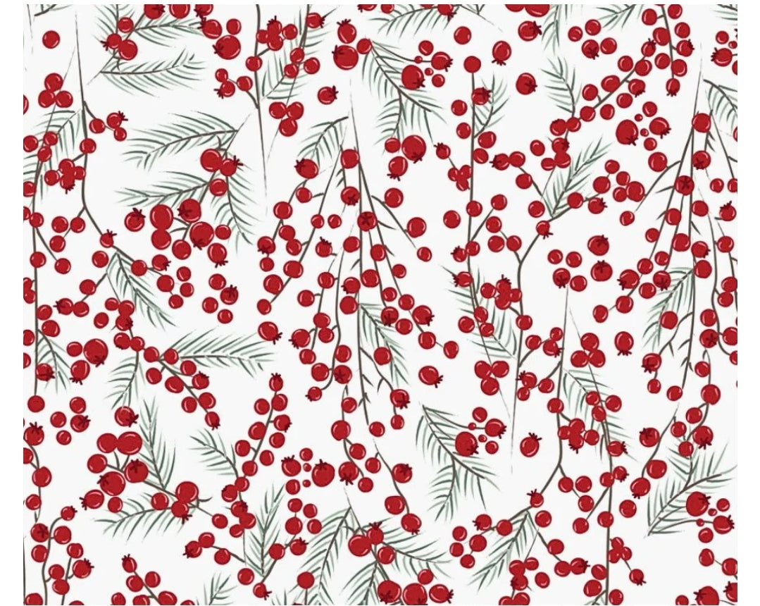 White holly christmas stocking(limited)