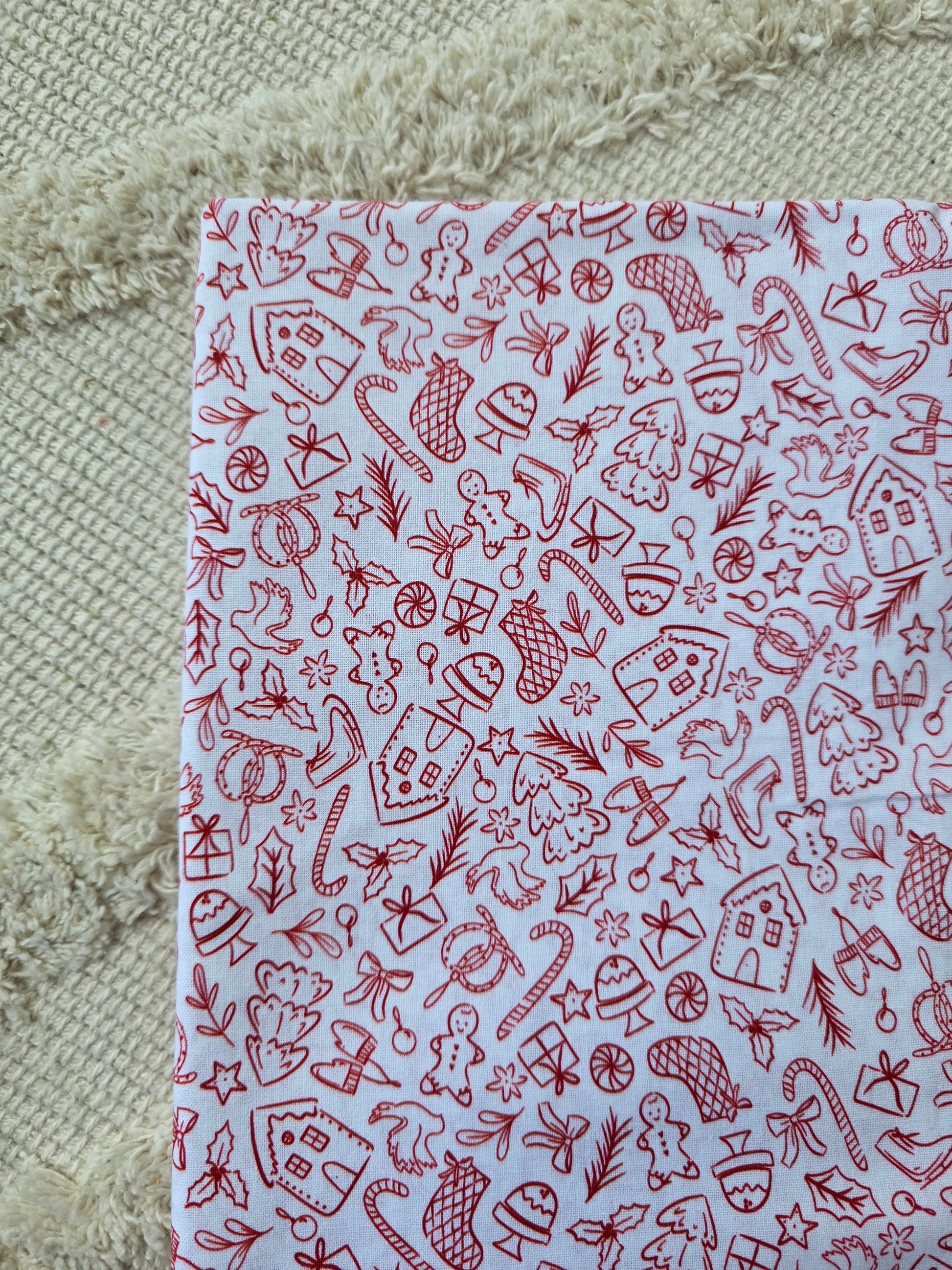 Collage christmas stocking