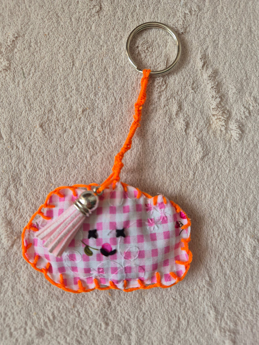Mini puff key charm