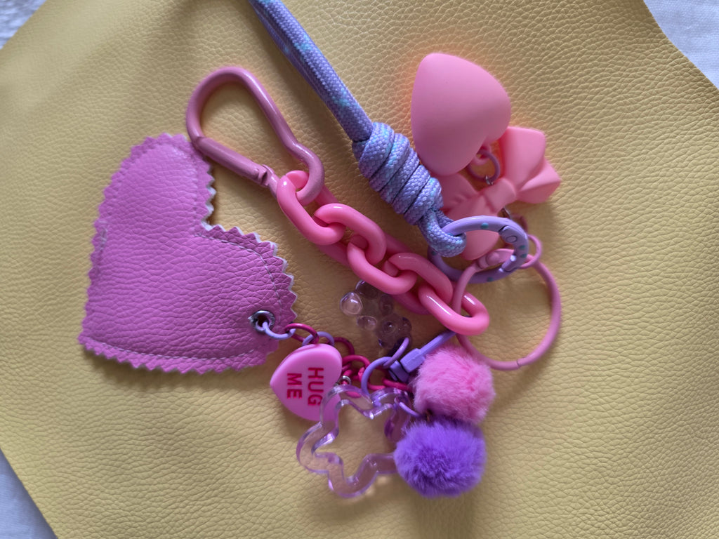 Purple & pink charm