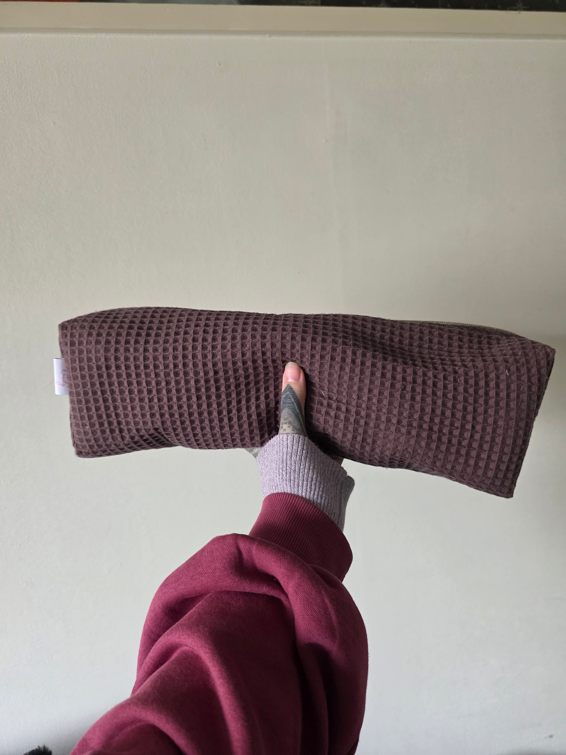 Waffle hair tools pouch