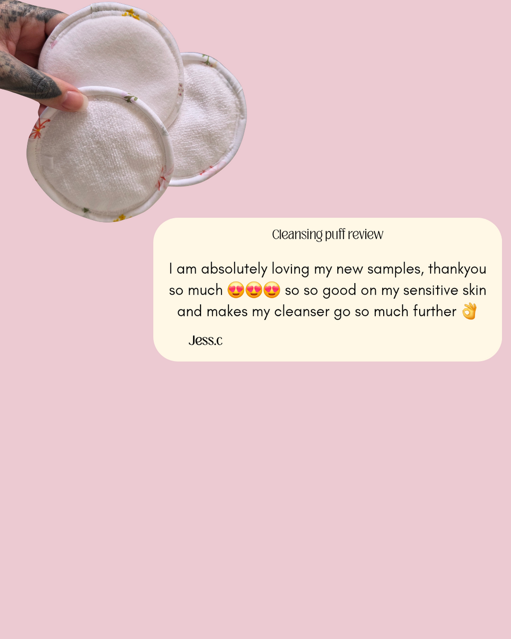 Reusable cleansing puffs