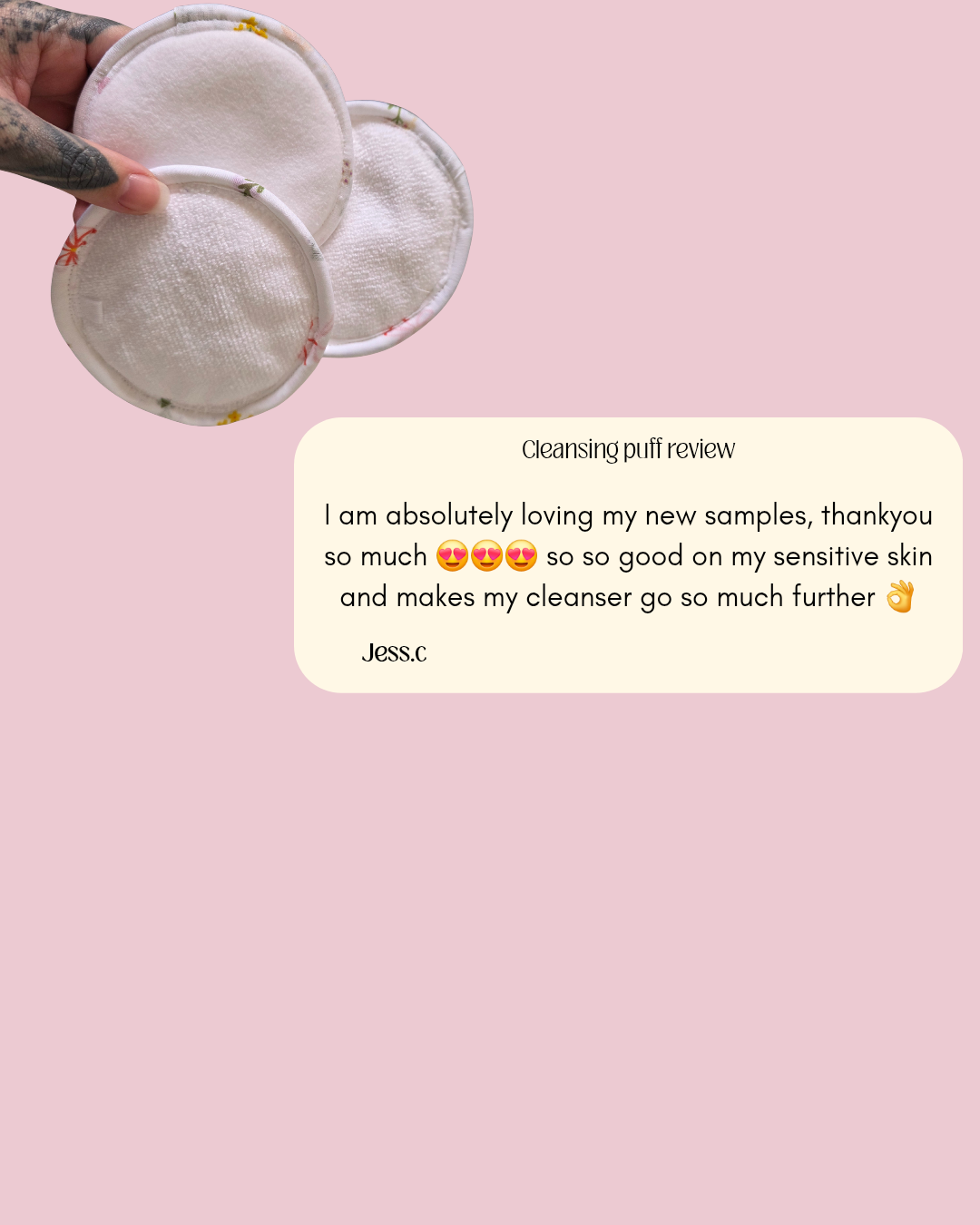 Reusable cleansing puffs