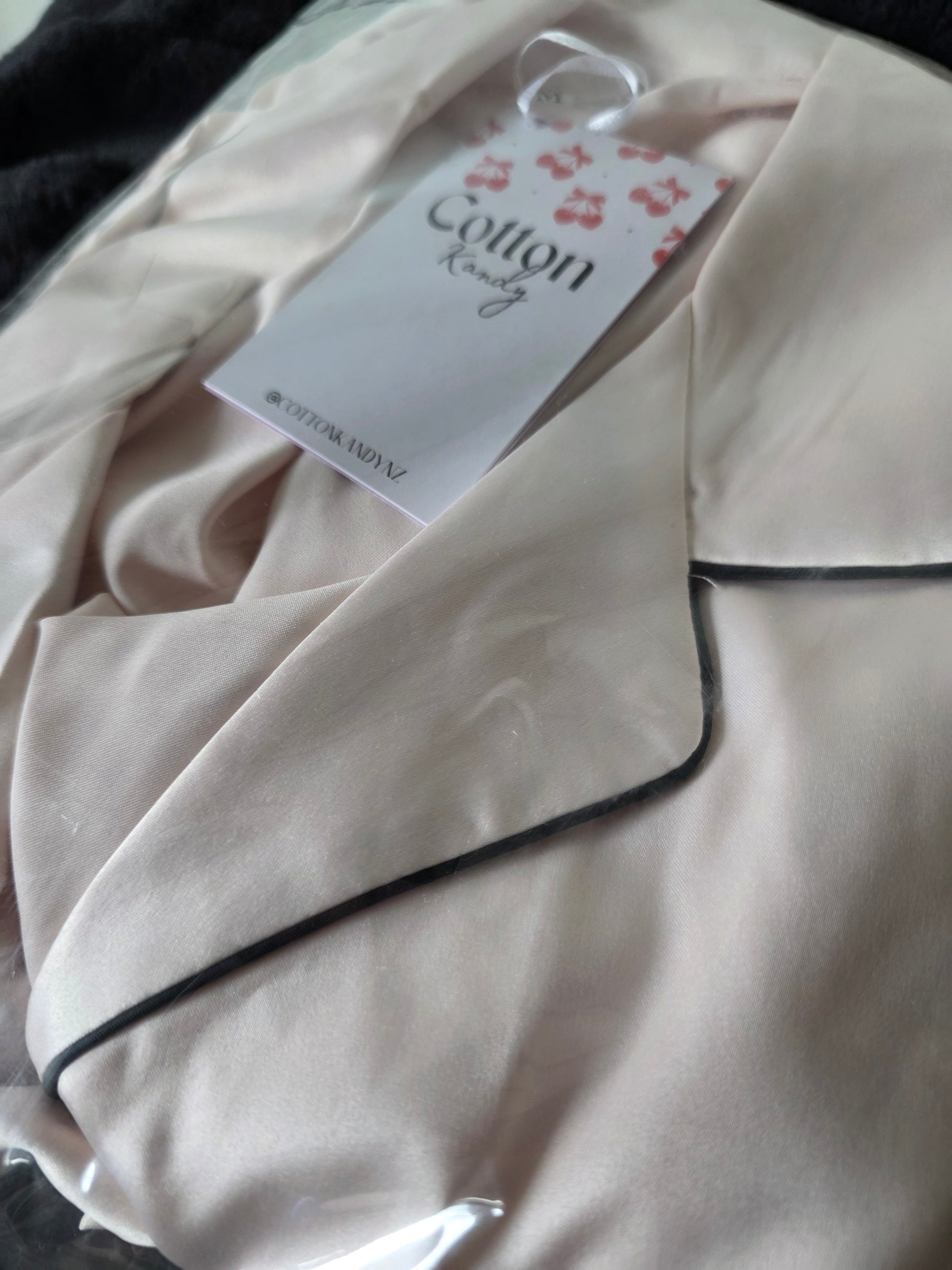 Satin long pyjama set