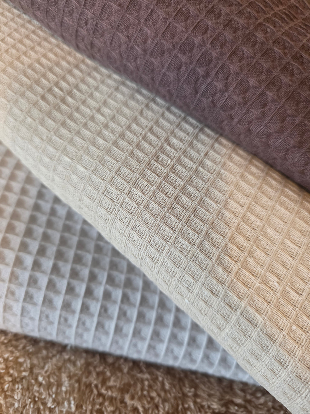 Striped red christmas stocking